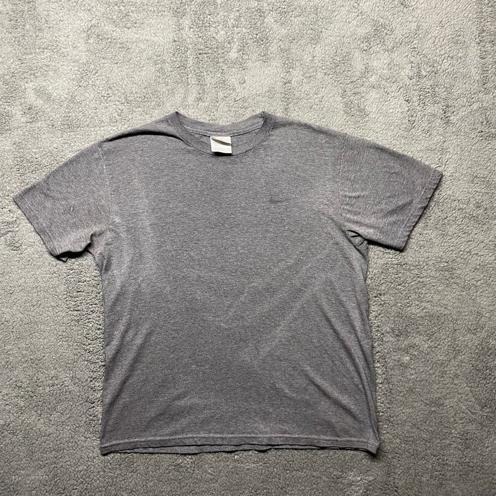 Vintage Y2K Nike T-Shirt Men's Large M Short Sleeve Embroidered Swoosh Dark Gray